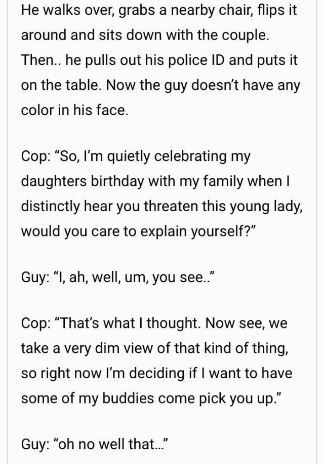 A Cop Is There To Save The Day, Even If He Is Off-Duty A Cop Is There To Save The Day, Even If He Is Off-Duty