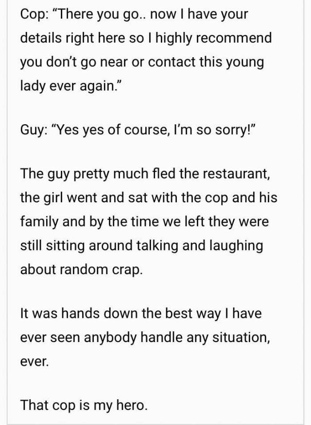 A Cop Is There To Save The Day, Even If He Is Off-Duty A Cop Is There To Save The Day, Even If He Is Off-Duty