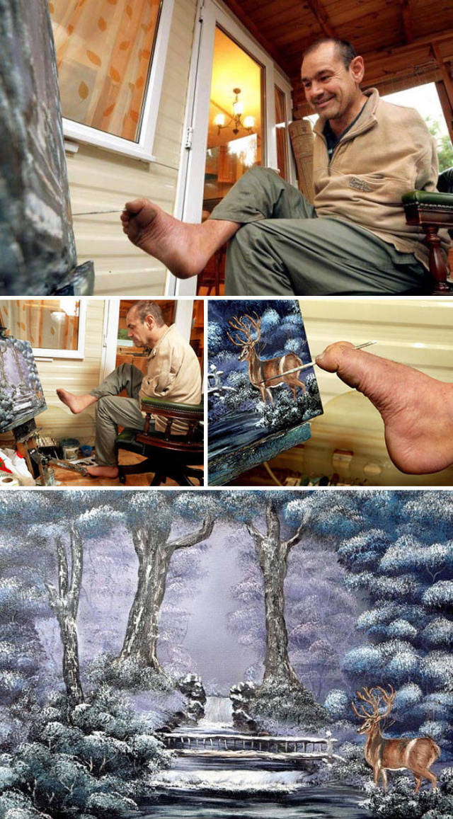 Disability Is Nothing For A True Artist! (37 pics) - Izismile.com