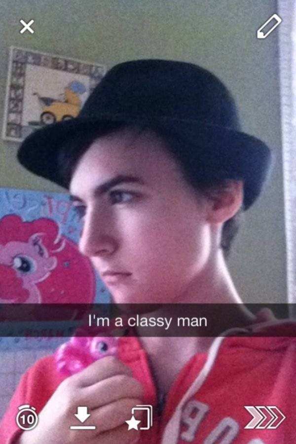 A Collection Of The Cringiest Photos From Snapchat