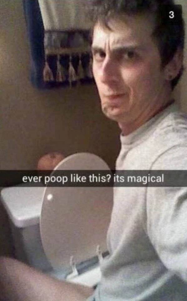 A Collection Of The Cringiest Photos From Snapchat