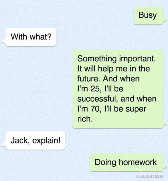 Hilarious Random Messaging Responses Ever