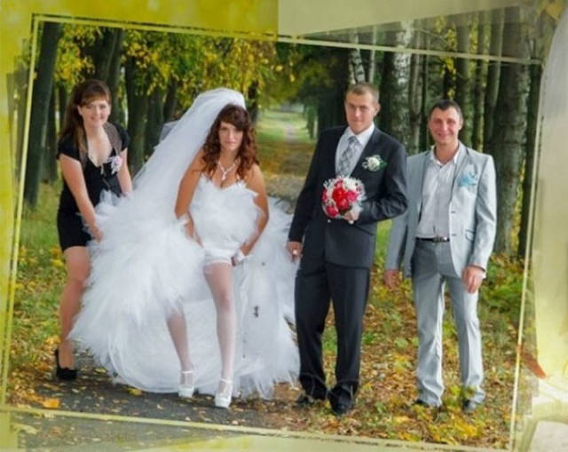 Awkward Russian Wedding Photos Are A Whole New Level Of