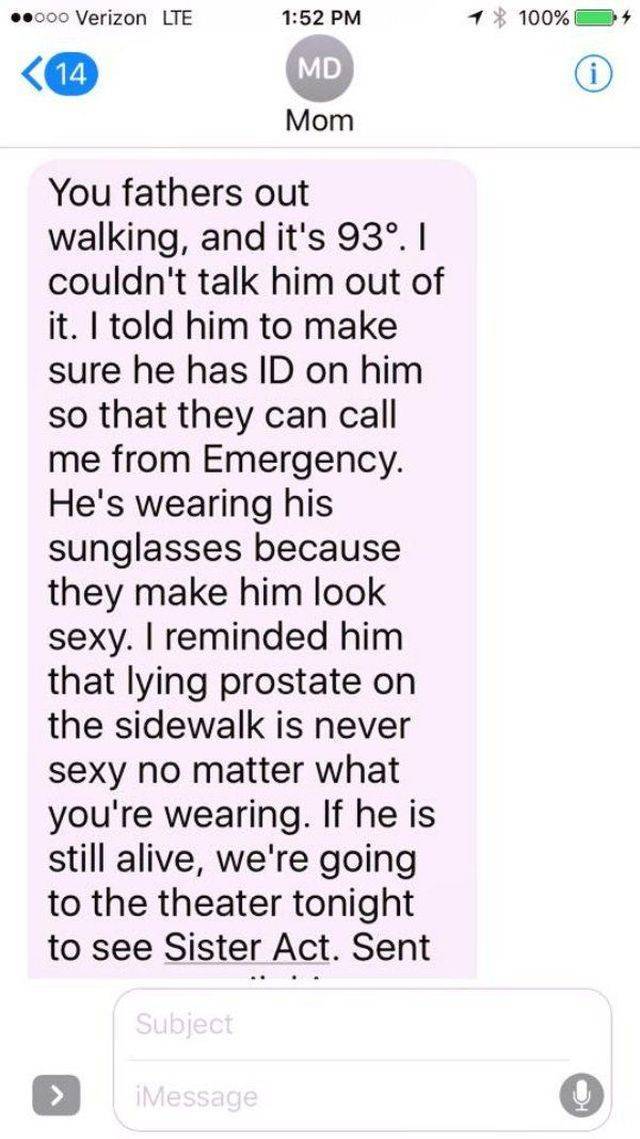 Mike Rowe’s Mom Sends The Most Adorable Texts To Her Son