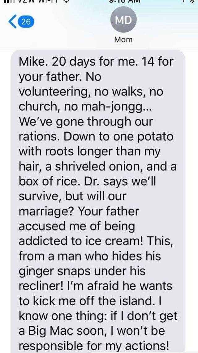 Mike Rowe’s Mom Sends The Most Adorable Texts To Her Son