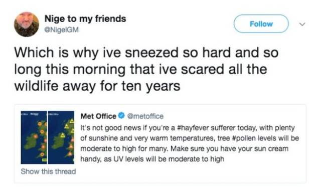 Don’t Sneeze On These Allergy Season Memes