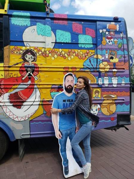 When Your Wife Doesn’t Let You Go To The World Cup, You Go There As A Cardboard