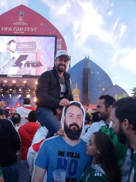 When Your Wife Doesn’t Let You Go To The World Cup, You Go There As A Cardboard
