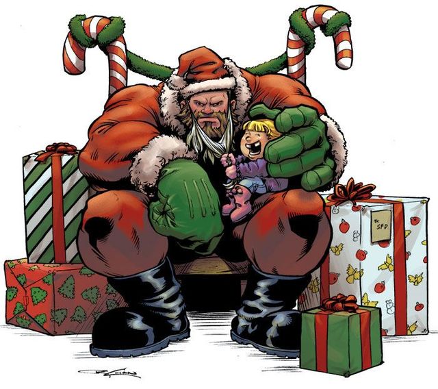 Pics with Santas (64 pics)