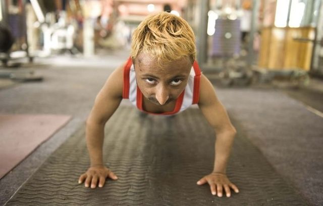 Aditya Dev - Shortest Bodybuilder in the World (14 pics)