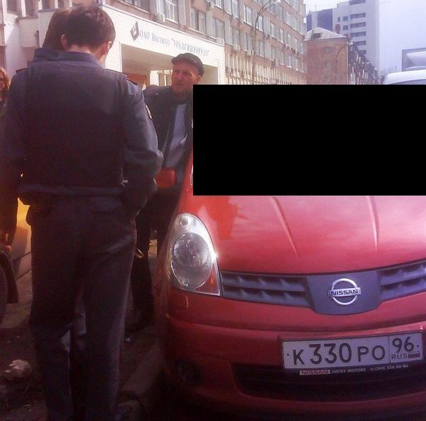 Car thief got caught by himself. Look inside the post! Epic Fail! (2 pics)