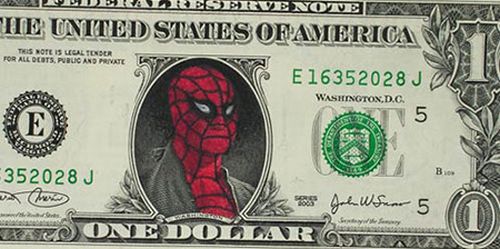 100 dollar bill art. Art with dollars (25 pics)