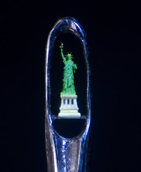 Sculptures in the eye of a needle (28 pics)