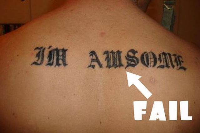 Series of the most WTF tattoos ;)  (60 photos)