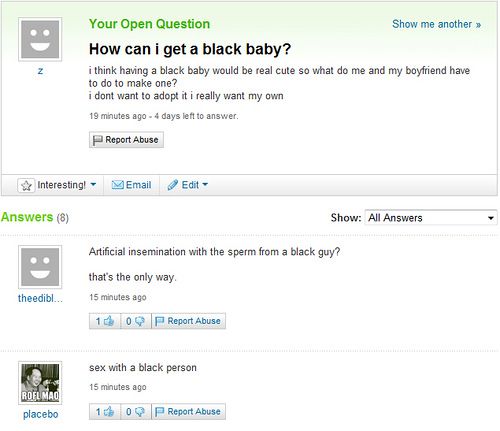 funny answers. 2 Funny Yahoo questions and