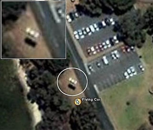 funny things on google earth. Unusual views in Google Maps