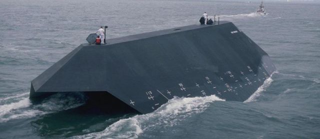 [FOTO] Inilah Sea Shadow...Kapal Laut SILUMAN Punya Amerika