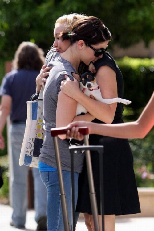 Ashley Greene meets with her friends (17 pics)