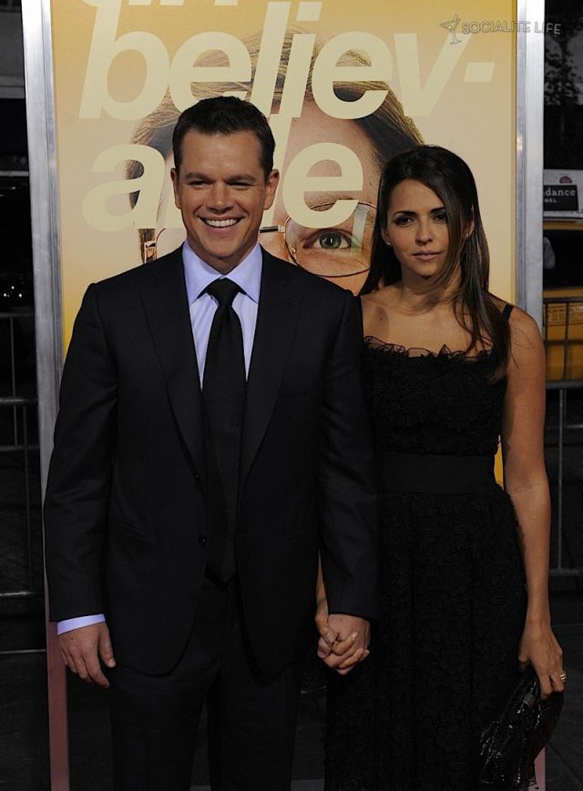 Matt Damon and Luciana Barroso (12 pics)
