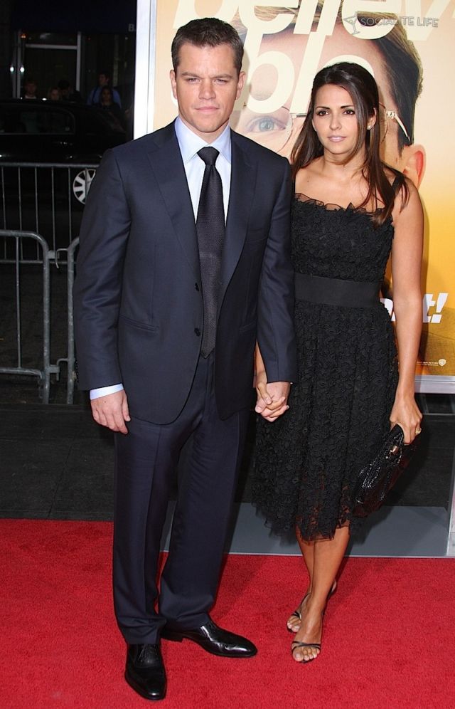 Matt Damon and Luciana Barroso (12 pics)