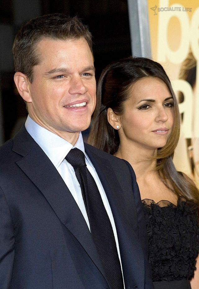 Matt Damon and Luciana Barroso (12 pics)