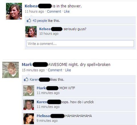 facebook funny status updates. Facebook funny moments (31