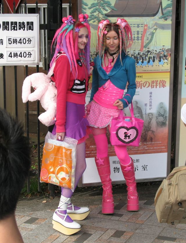 Japanese fashion street Harajuku (41 pics)