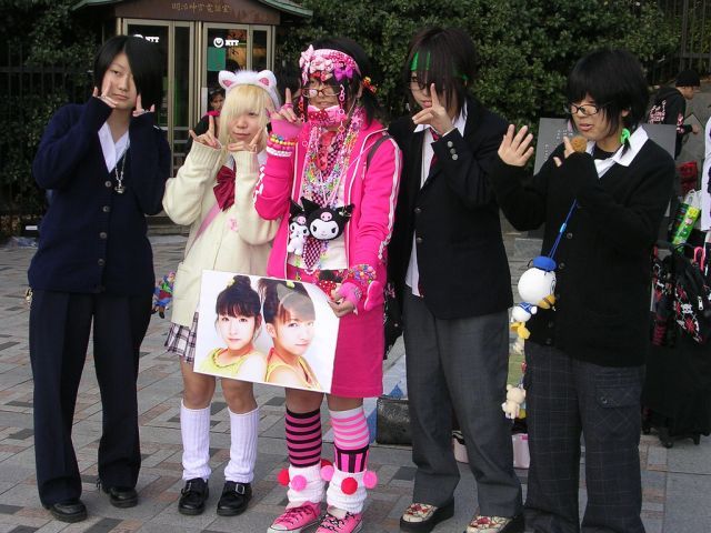 Japanese fashion street Harajuku (41 pics)
