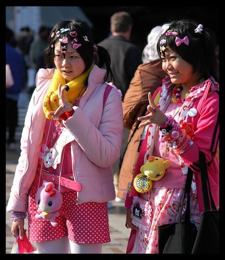 Japanese fashion street Harajuku (41 pics)