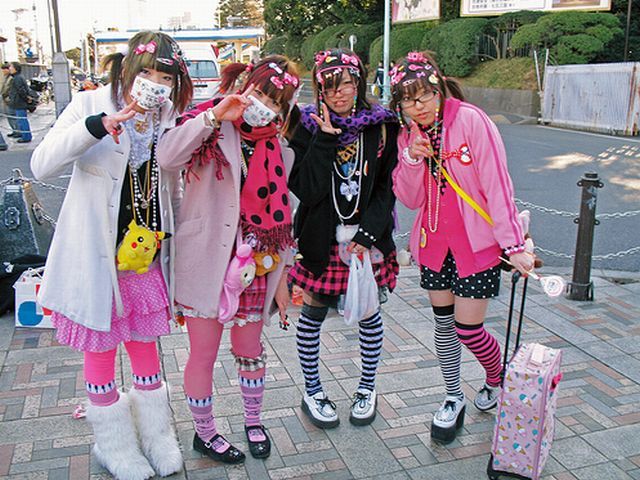 Japanese fashion street Harajuku (41 pics)