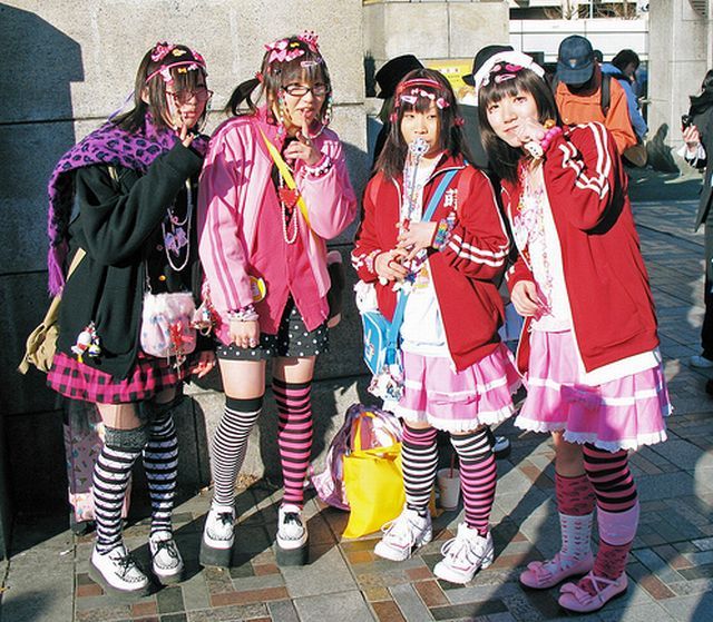 Japanese fashion street Harajuku (41 pics)