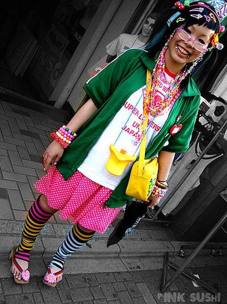 Japanese fashion street Harajuku (41 pics)