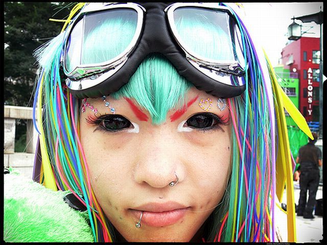 Japanese fashion street Harajuku (41 pics)