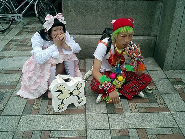 Japanese fashion street Harajuku (41 pics)