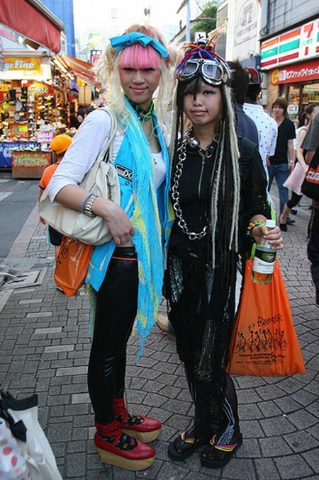 Japanese fashion street Harajuku (41 pics)