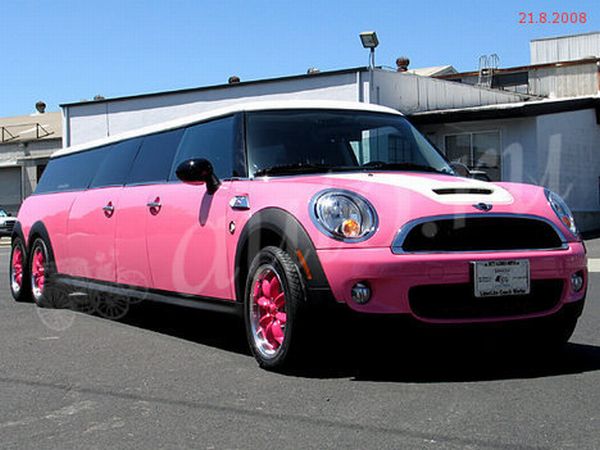 1 Pink Mini Cooper limo 6 pics 