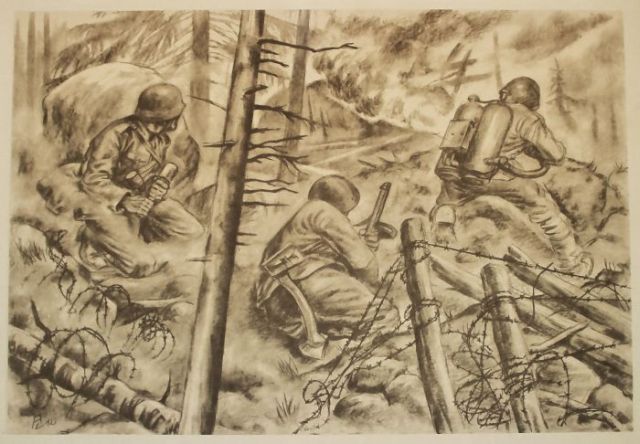 War Pencil Drawings
