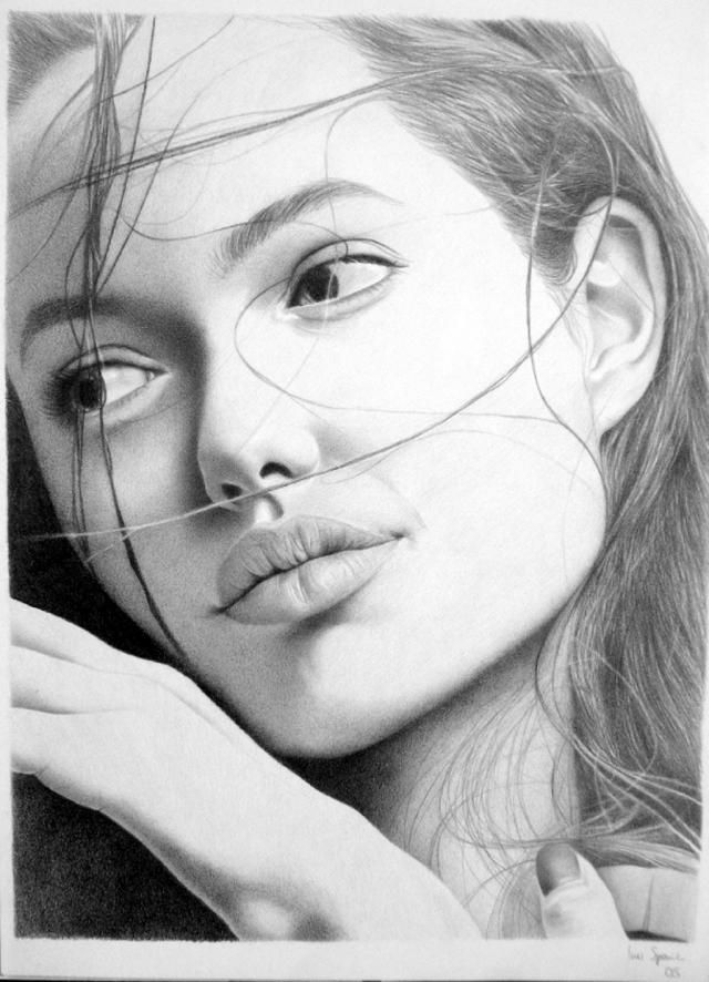 pencil drawings of people 39 s faces Success