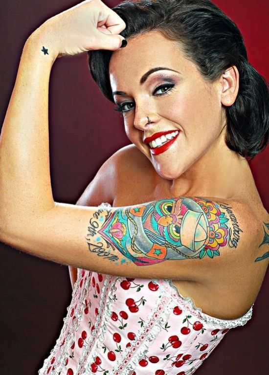 Compilation of Girls with Tattoos. Part 2 (33 pics)
