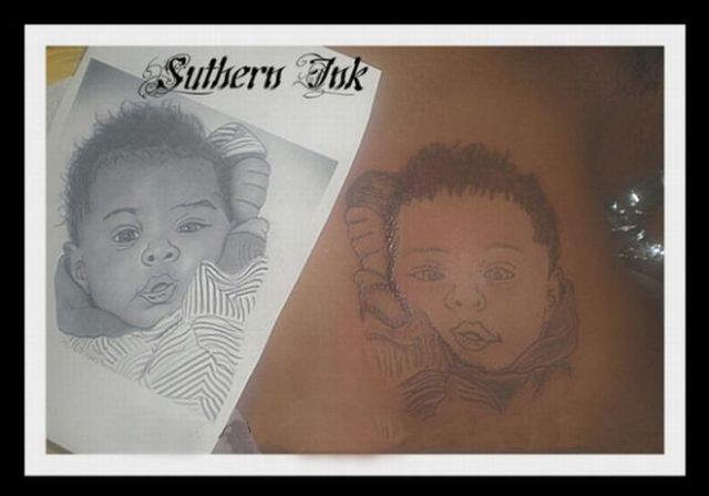 8 The Ugliest Baby Tattoos (11 pics)