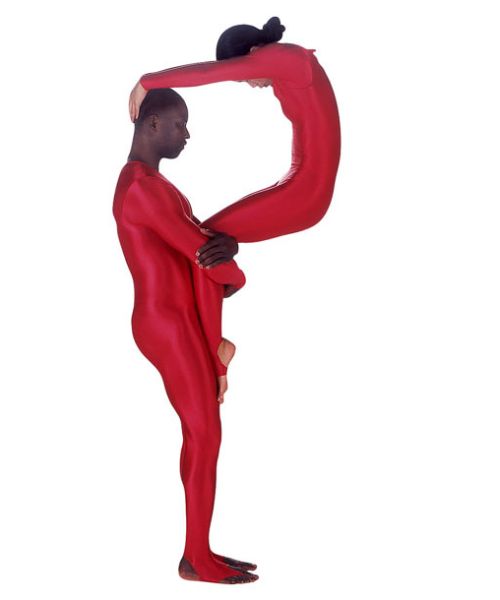 Pilobolus, the Human Alphabet (27 pics)