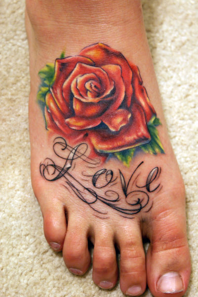 pretty foot tattoos. Crazy Foot Tattoos (35 pics)