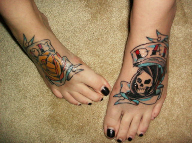 35 Crazy Foot Tattoos 35 pics 