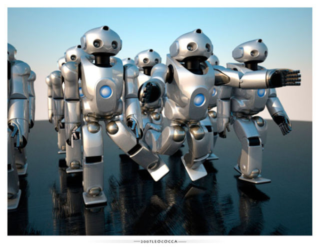 Incredibly Realistic 3D Robot Illustrations (24 pics)