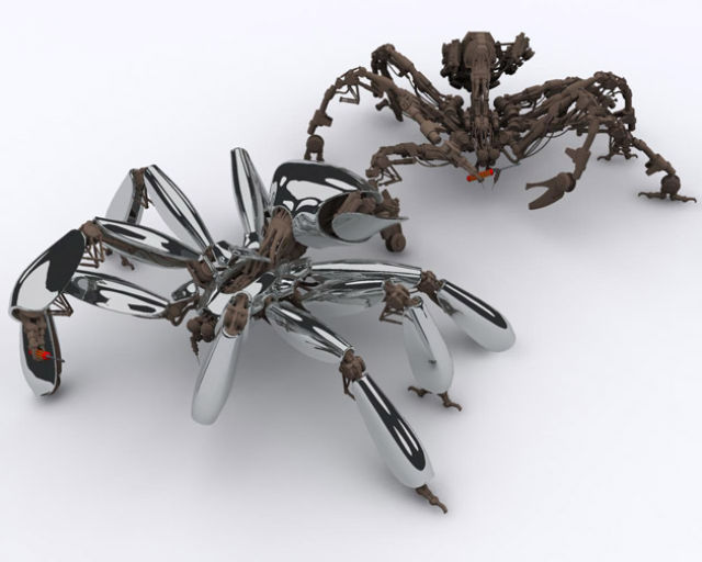 Incredibly Realistic 3D Robot Illustrations (24 pics)