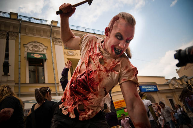 Zombie Walk in Moscow (84 pics)