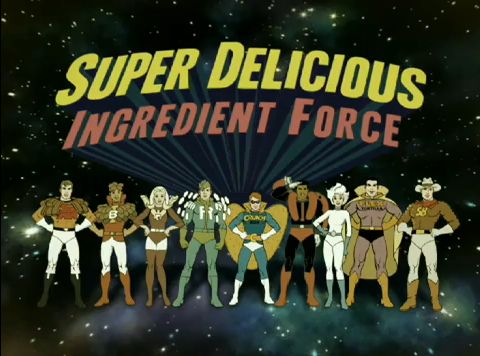 Super Delicious Heroes vs Cruddy Combo Clan