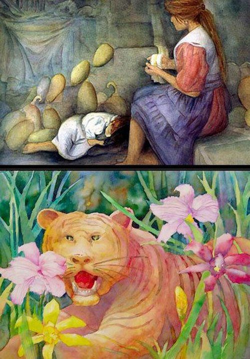 Amazing Paintings of a Blind Artist (10 pics)