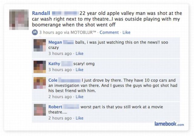 funny facebook status lines. Facebook Funny Moments.