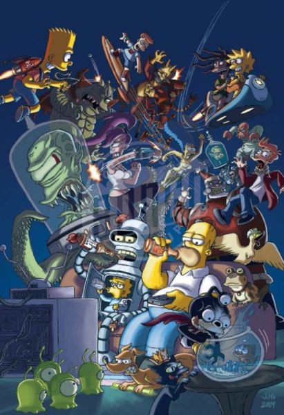 Works of Art Inspired by Futurama TV Show (39 pics)